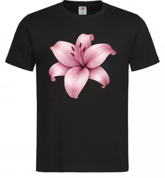 Чоловіча футболка Лілія Чорний фото