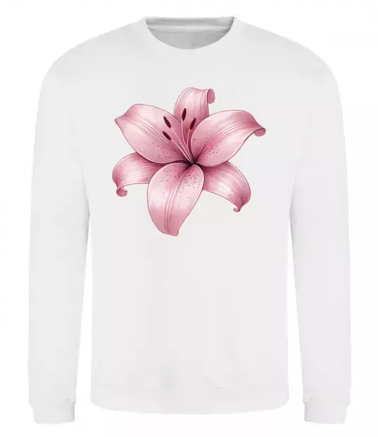 Світшот Лілія Білий фото