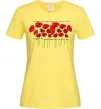 Жіноча футболка Маки колючий дріт Лимонний фото