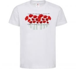 Детская футболка Маки колючий дріт