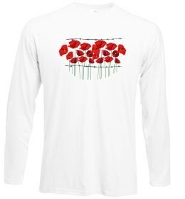 Лонгслів Маки колючий дріт