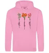 Женская толстовка (худи) Квіти Добро Щастя Любов Розовый фото