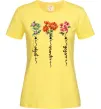 Женская футболка Квіти Добро Щастя Любов Лимонный фото