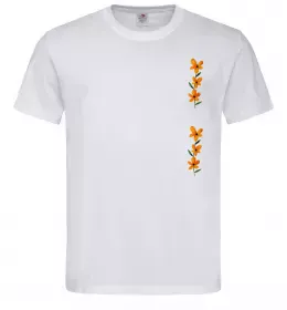 Чоловіча футболка Розы Білий фото