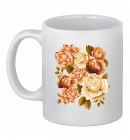 Чашка керамічна Троянди