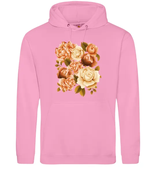 Женская толстовка (худи) Троянди Розовый фото