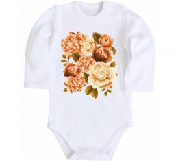 Детский боди Троянди