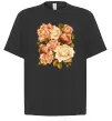 Футболка Оверсайз Троянди Чорний фото