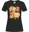 Женская футболка Троянди Черный фото