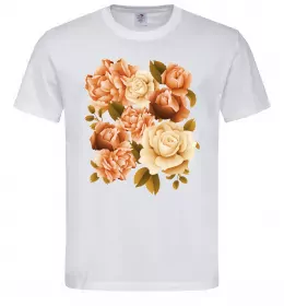 Чоловіча футболка Розы Білий фото