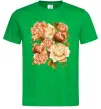 Мужская футболка Троянди Зеленый Мужская футболка Троянди Зеленый фото