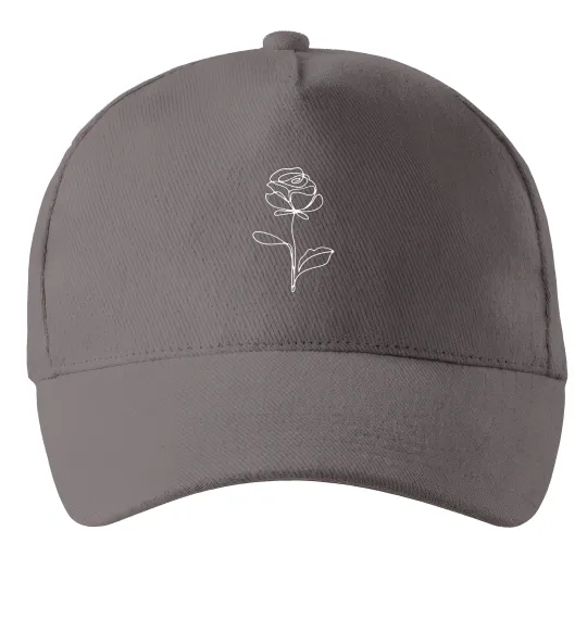 Кепка Троянда ЧБ ВИШИВКА Серый фото