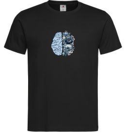 Чоловіча футболка Мозок з квітами