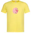 Чоловіча футболка Мозок квіти Лимонний фото