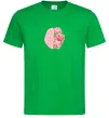 Чоловіча футболка Мозок квіти Зелений фото