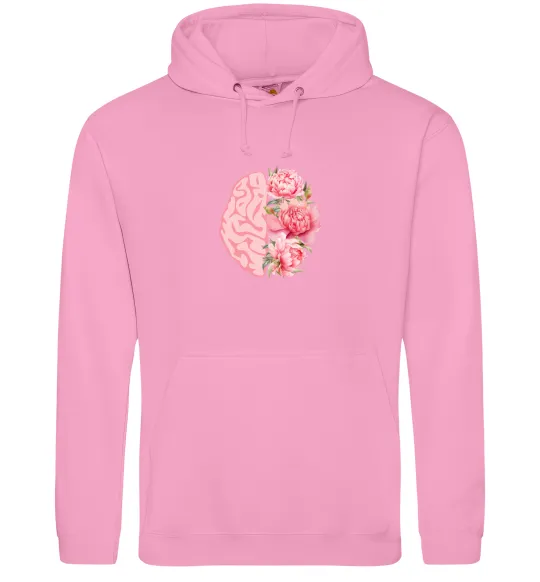 Жіноча толстовка (худі) Мозок квіти Рожевий фото
