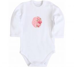 Детский боди Мозок квіти