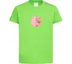 Детская футболка Мозок квіти Лаймовый Детская футболка Мозок квіти Лаймовый фото