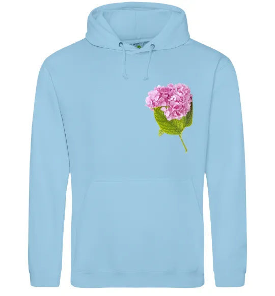 Жіноча толстовка (худі) Гортензії 1 Блакитний фото