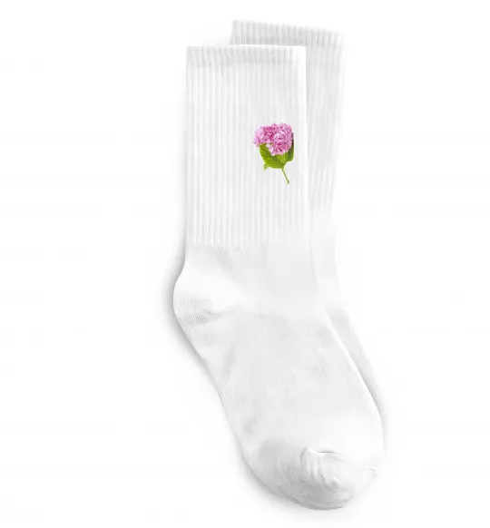 Шкарпетки Гортензії 1 Білий фото