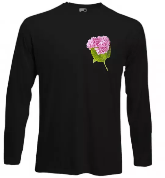 Лонгслив Гортензії 1 Черный фото