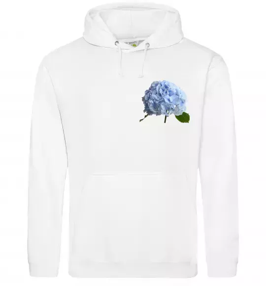 Жіноча толстовка (худі) Гортензії 2 Білий фото