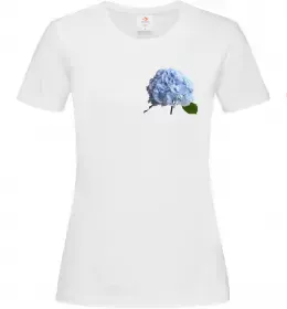Женская футболка Гортензії 2 Белый фото