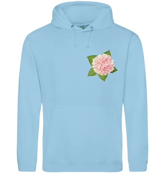 Женская толстовка (худи) Гортензії 3 Голубой фото