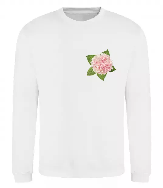 Свитшот Гортензії 3 Белый фото