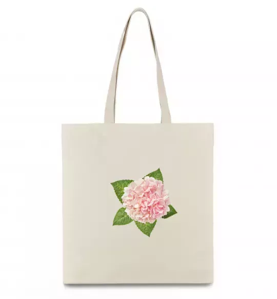 Еко-сумка Гортензії 3 Бежевий фото