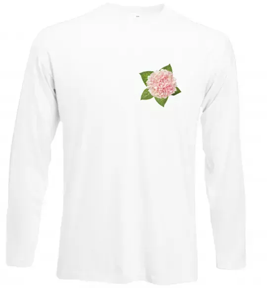 Лонгслив Гортензії 3 Белый фото