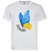 Мужская футболка Ukraine метелик Белый Мужская футболка Ukraine метелик Белый фото