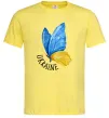 Мужская футболка Ukraine метелик Лимонный Мужская футболка Ukraine метелик Лимонный фото