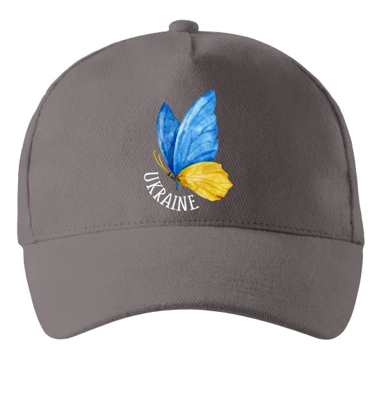 Кепка Ukraine метелик Сірий фото