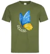 Мужская футболка Ukraine метелик Оливковый Мужская футболка Ukraine метелик Оливковый фото