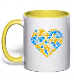 Чашка с цветной ручкой