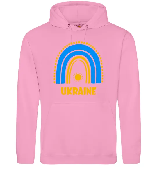 Жіноча толстовка (худі) Ukraine сонце Рожевий фото