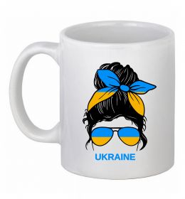 Чашка керамічна Україна дівчина