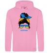 Женская толстовка (худи) Україна дівчина Розовый фото