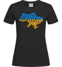 Жіноча футболка Україна карта