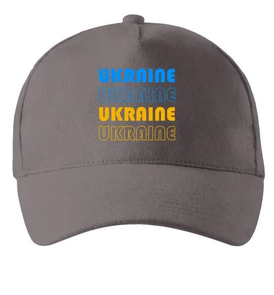 Кепка Ukraine різними кольорами Серый фото