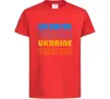 Детская футболка Ukraine різними кольорами Красный фото