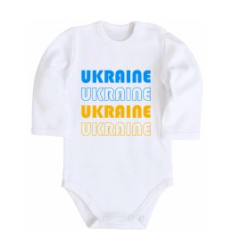 Детский боди Ukraine різними кольорами