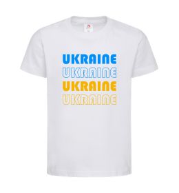 Детская футболка Ukraine різними кольорами