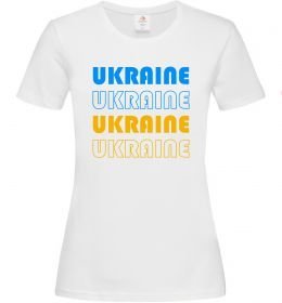 Женская футболка Ukraine різними кольорами Женская футболка Ukraine різними кольорами