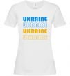 Жіноча футболка Ukraine різними кольорами Білий фото