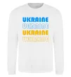 Свитшот Ukraine різними кольорами Белый Свитшот Ukraine різними кольорами Белый фото