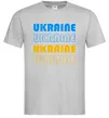 Мужская футболка Ukraine різними кольорами Серый фото
