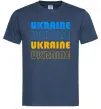 Мужская футболка Ukraine різними кольорами Темно-синий фото