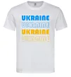 Мужская футболка Ukraine різними кольорами Белый фото